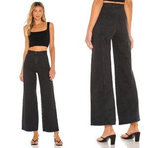 NWT Levi's Ribcage Wide Mineral Black Leg Jeans